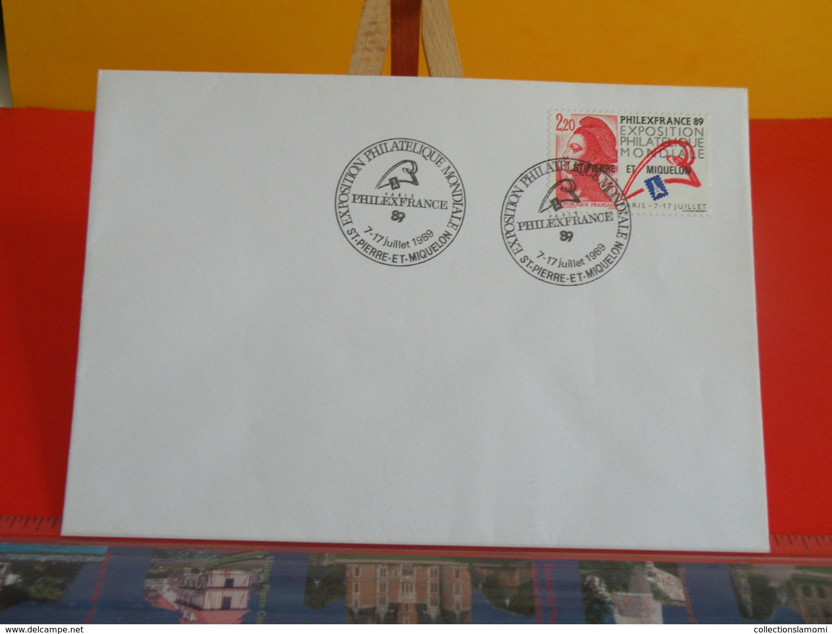 St.Pierre Et Miquelon > 1986-1989 > Lettres - Philatélie Mondiale - St Pierre Et Miquelon - 17.7.1989 - 1er Jour FDC - Cartas & Documentos