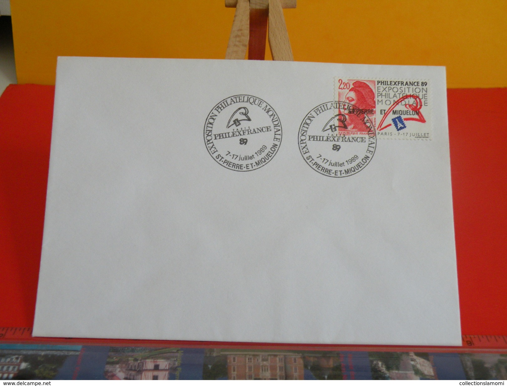 St.Pierre Et Miquelon > 1986-1989 > Lettres - Philatélie Mondiale - St Pierre Et Miquelon - 17.7.1989 - 1er Jour FDC - Briefe U. Dokumente