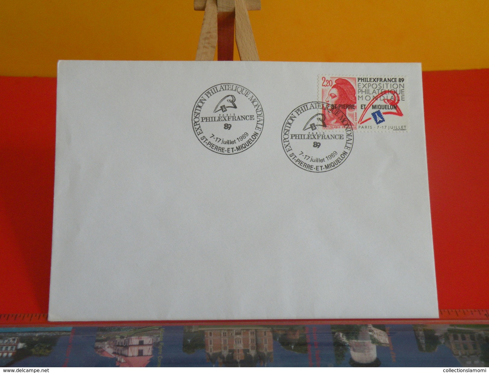 St.Pierre Et Miquelon > 1986-1989 > Lettres - Philatélie Mondiale - St Pierre Et Miquelon - 17.7.1989 - 1er Jour FDC - Cartas & Documentos