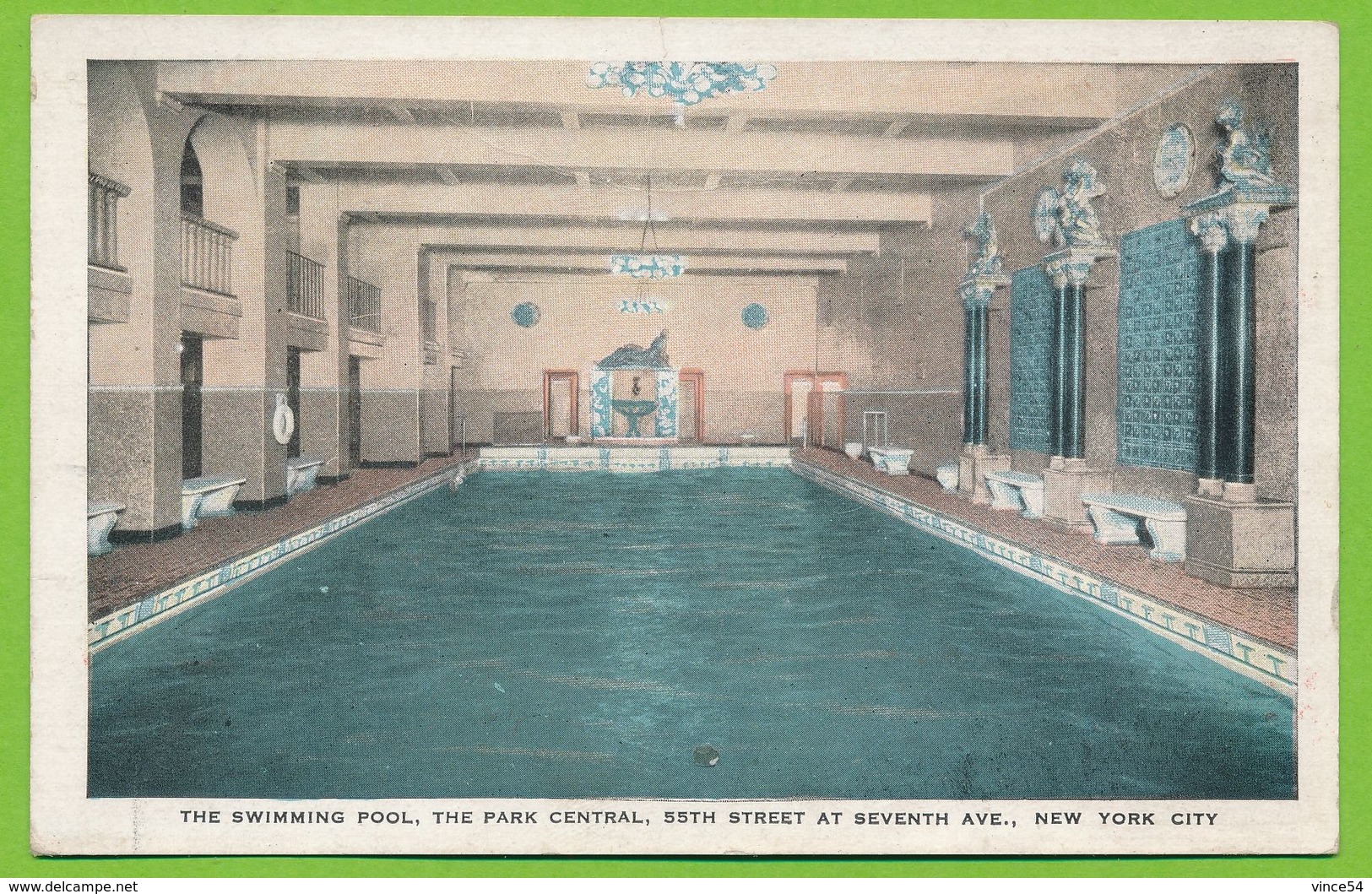 NEW YORK CITY - THE PARK CENTRAL 55th Street At Seventh Avenue - The Swimming Pool - Bares, Hoteles Y Restaurantes