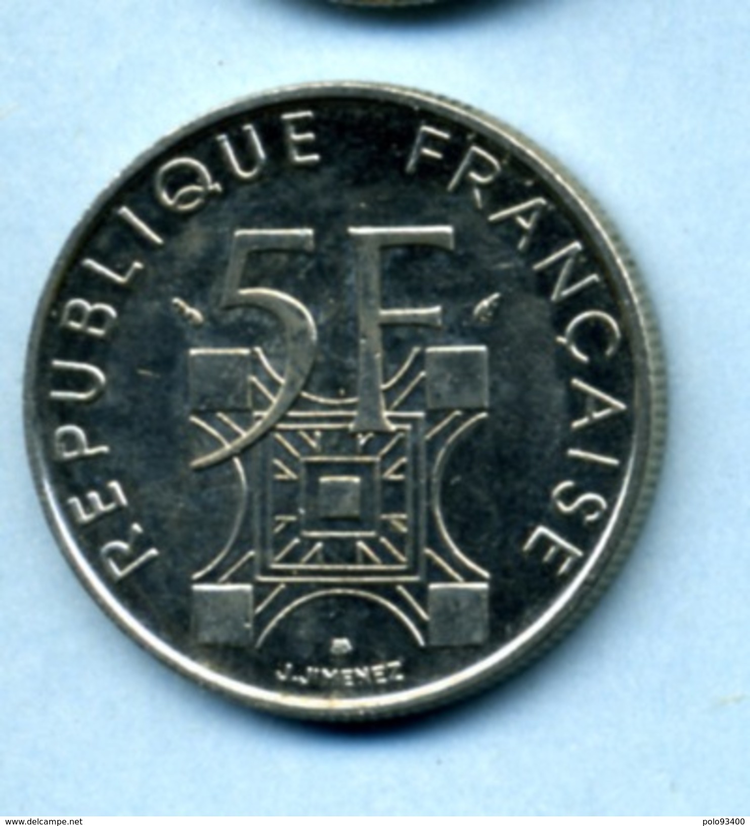 1889-1989  5 FRANCS TOUR EIFFEL - Commémoratives