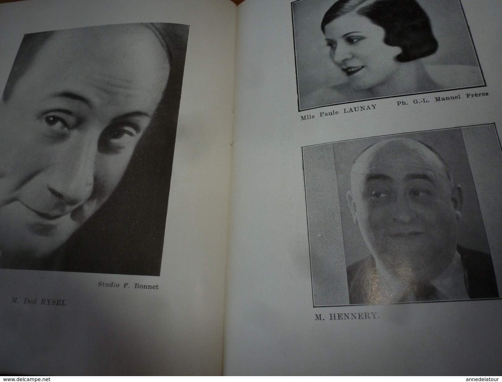 1938 Théâtre LES 2 ÂNES  Les chansonniers,avec Pierre Dac,Mlle Fusier-Gir,Jean Granier,M. Mauricet,J.J. Vital,René Dorin