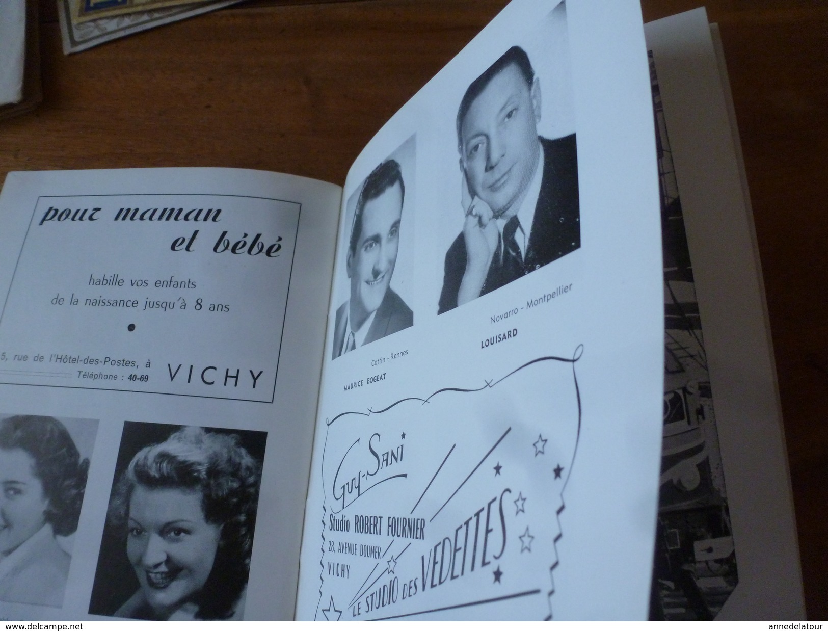 1954  CASINO de VICHY avec Pierre Nougaro,Huguette Rivière,Rol. April,etc.Gala chorégraphique UNE NUIT SUR LE MT CHAUVE