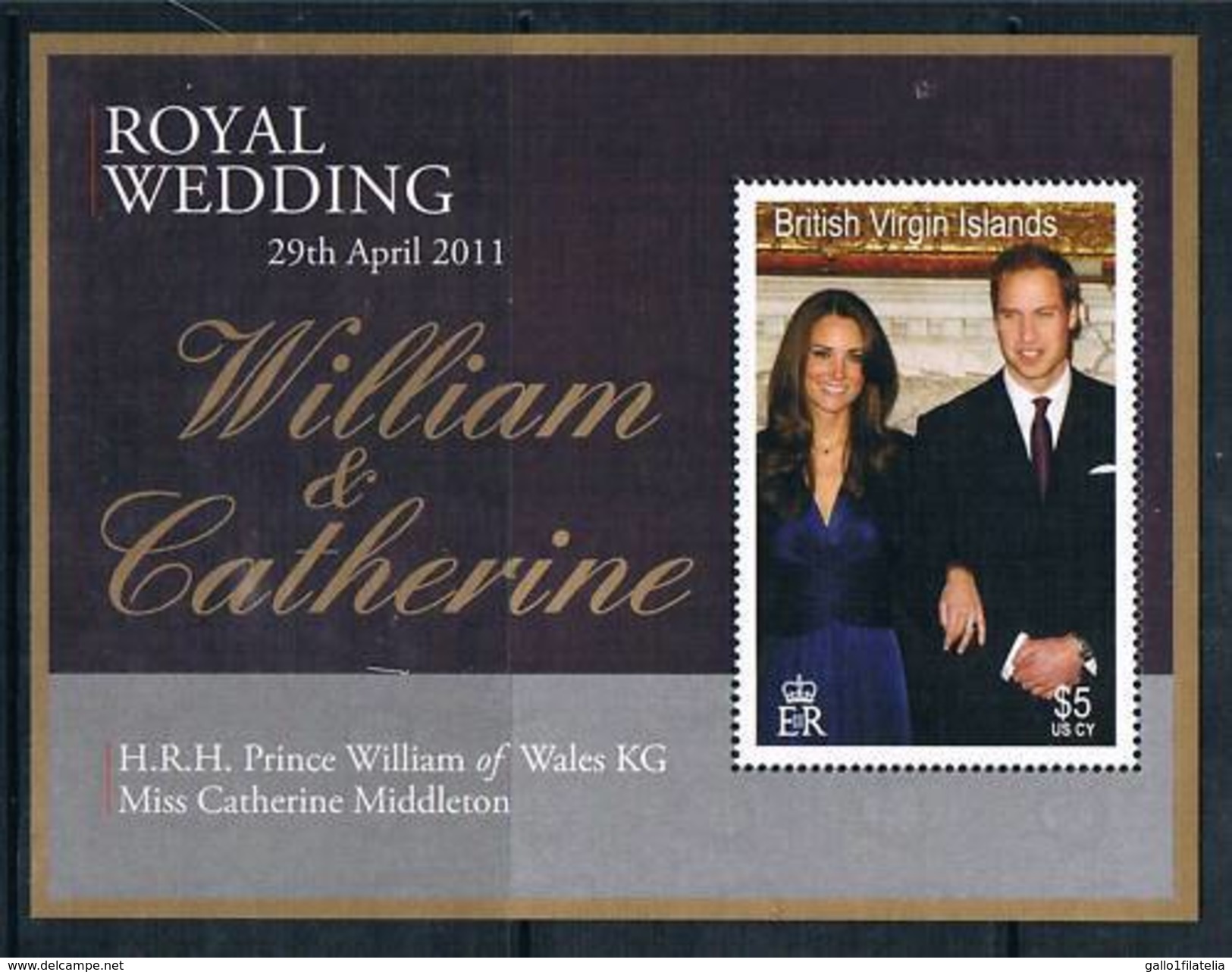 2011 - WILLIAM & CATHERINE - NOZZE REALI / ROYAL WEDDING - EMISSIONE CONGIUNTA / JOINT ISSUE. MNH - Emissioni Congiunte