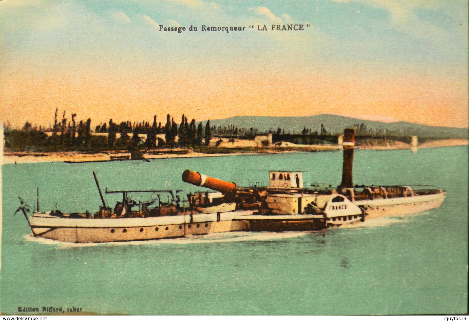 CPA - Le Remorqueur " La FRANCE " - Daté 1934 - En TBE - Tugboats