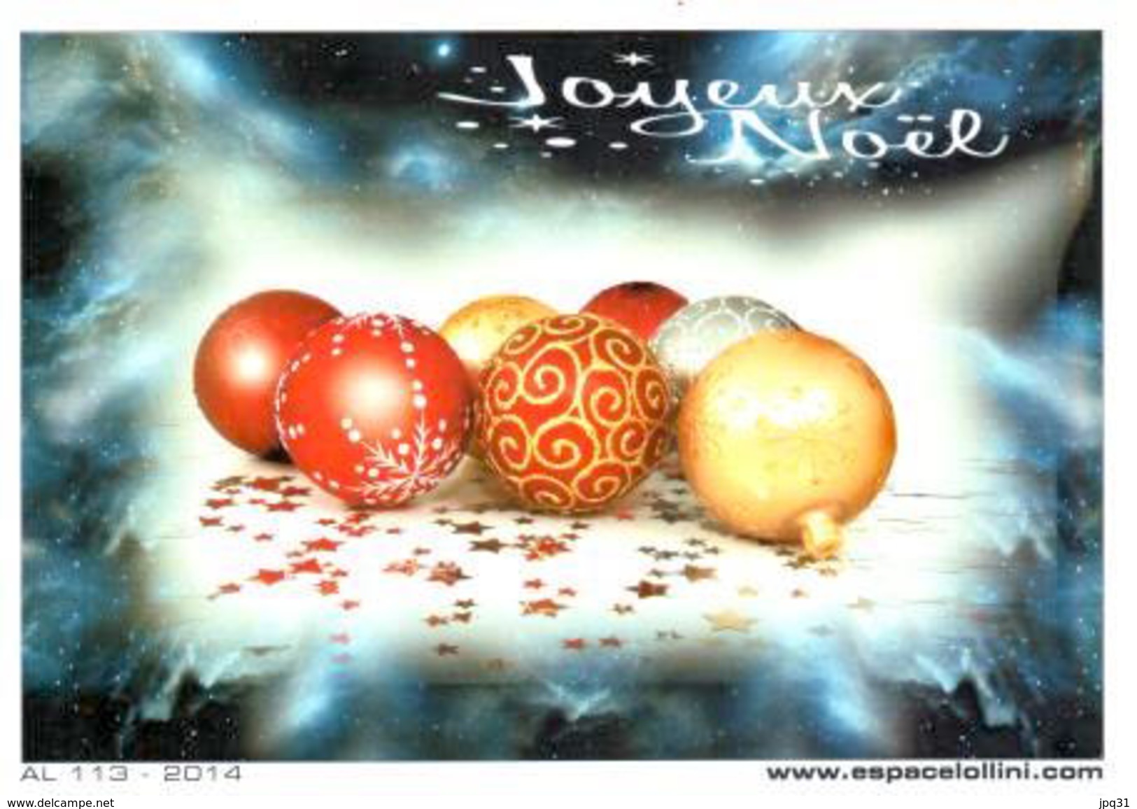 Carte Postale De Noël 2014 Des Editions Lollini - Autres & Non Classés