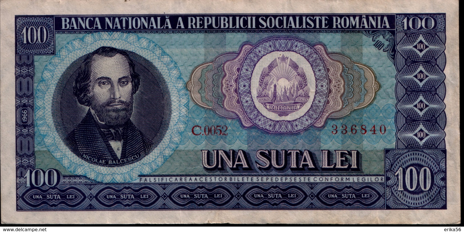 BILLET  ROMANIA 100 LEI - Roumanie