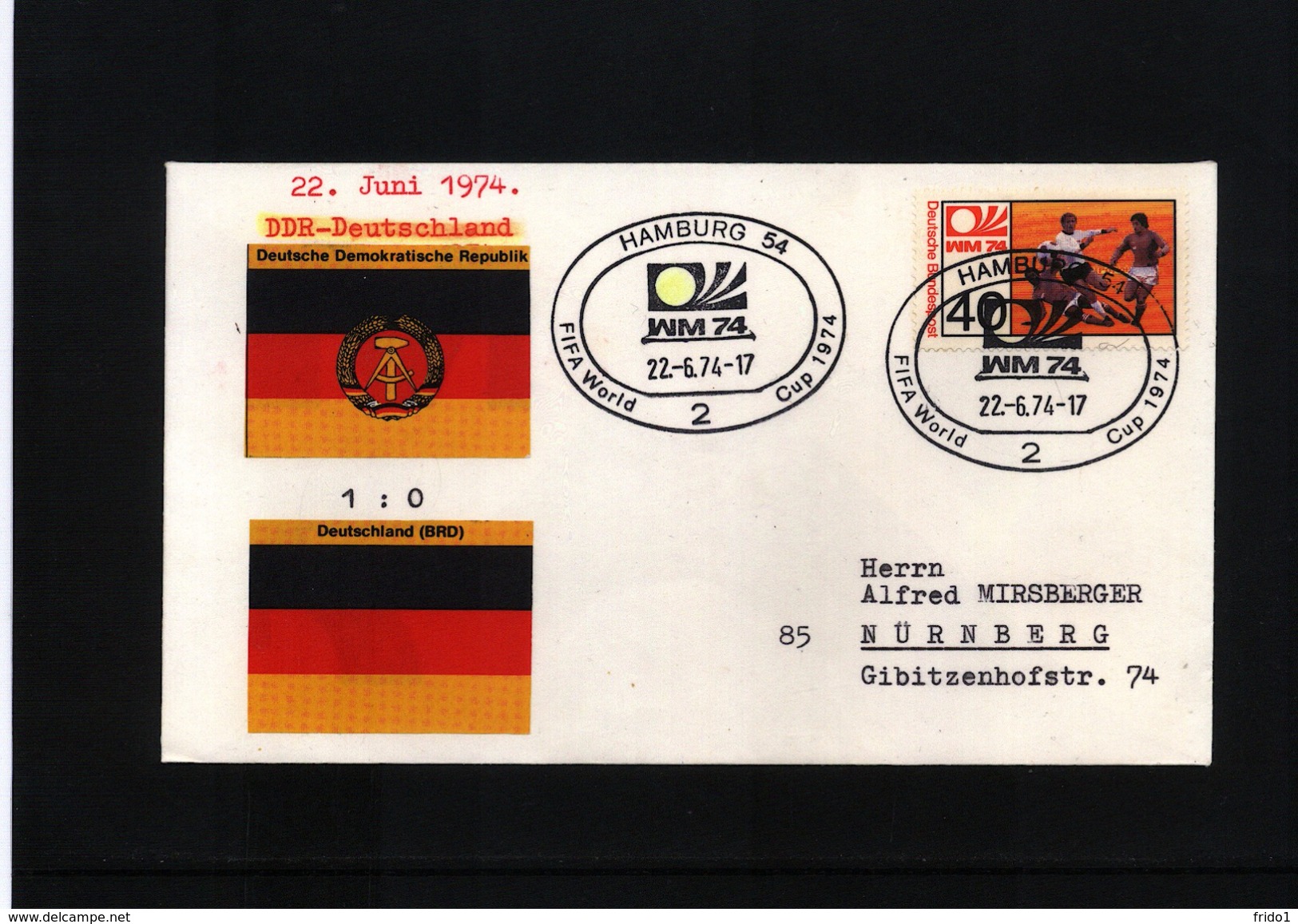 Deutschland / Germany 1974 World Football Champioship Germany  Football Game (national Teams Are Written On Cover) - 1974 – Germania Ovest