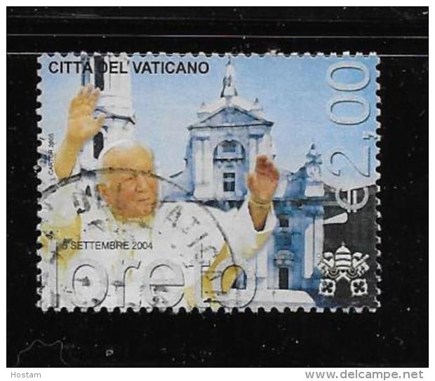 VATICAN 2005 USED # 1309    JOURNEY Of POPE JOHN PAUL 11, LORETO  ITALY USED - Oblitérés