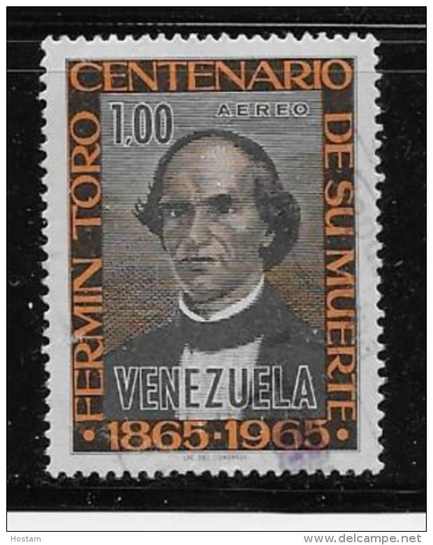 VENESUALA    USED # C911, FIRMIN TORO, SALEMAN &amp; WRITER   USED - Venezuela