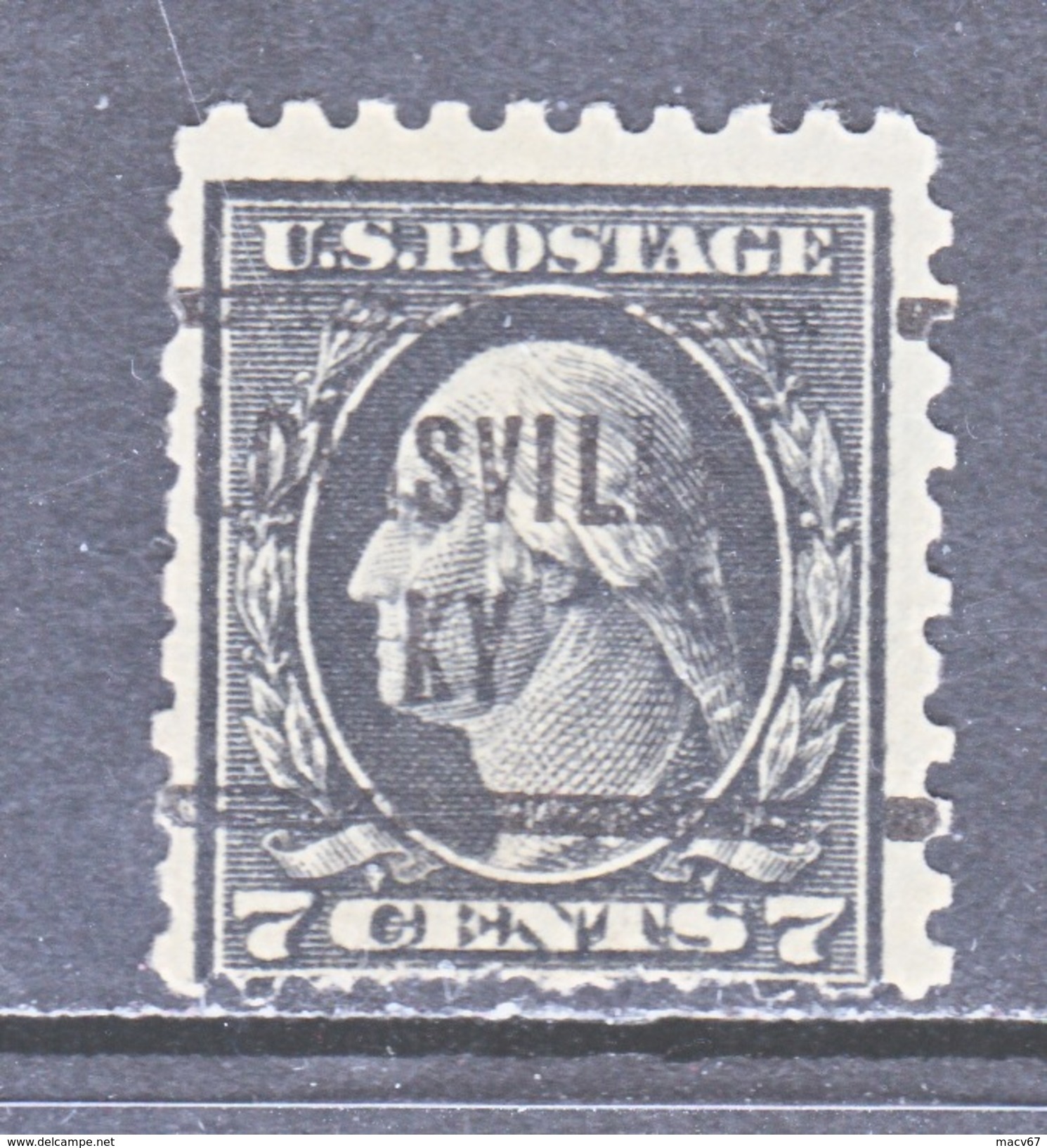 U.S. 430   (o)  Single Line Wmk. Perf 10  1914 Issue - Precancels