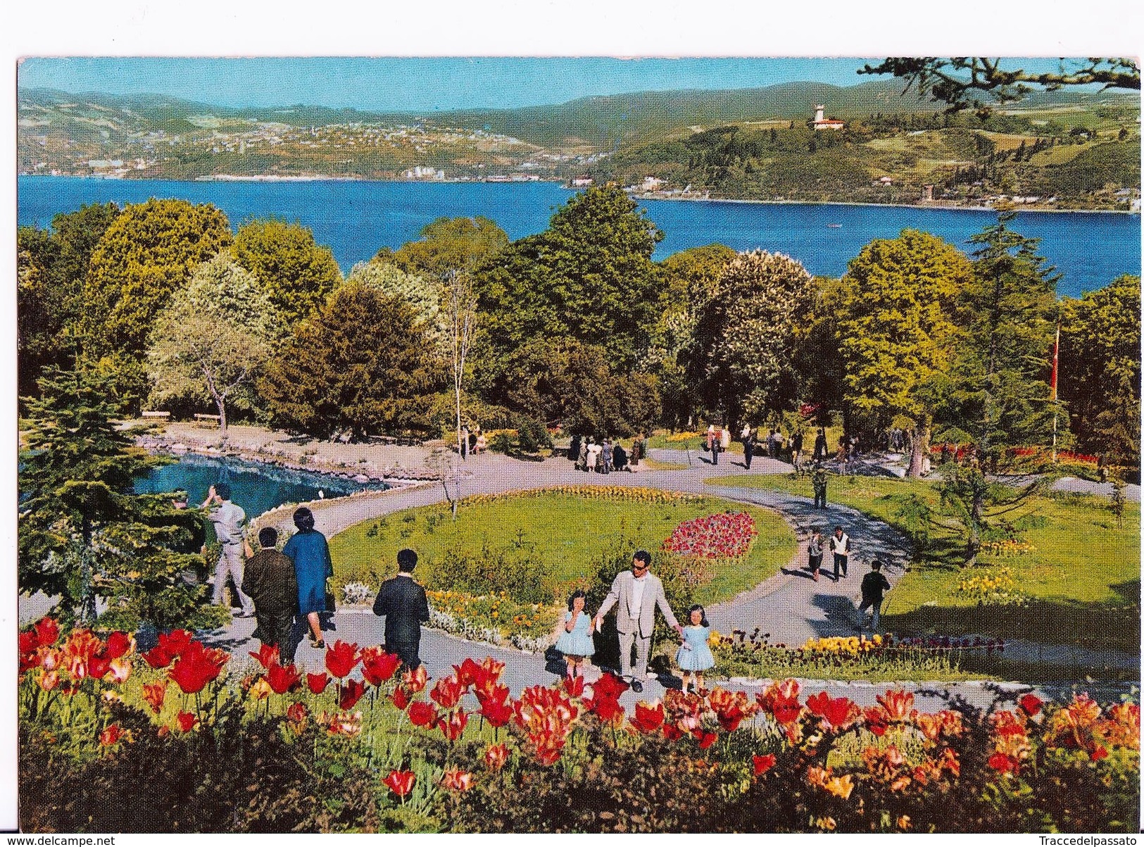 CARTOLINA 1970 - POSTCARD - TURCHIA - ISTANBUL - WOODS OF ERMIGAN AND THE BOSPHORUS - Türkei