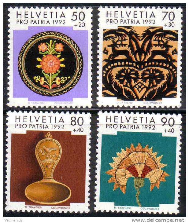 PRO PATRIA 1992 ** / MNH Série Complète - Unused Stamps