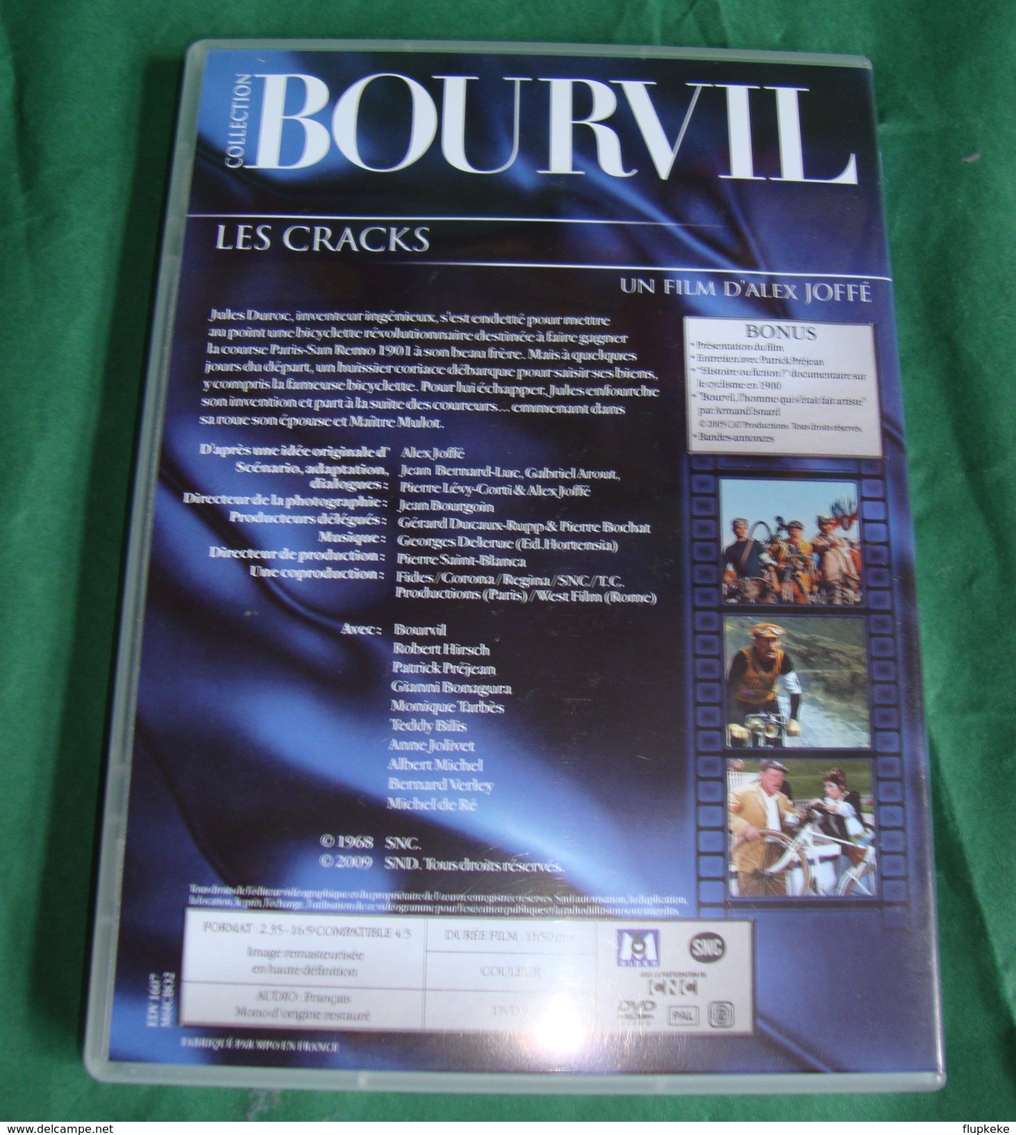 Dvd Zone 2 Les Cracks 1968 Collection Bourvil Vf - Comédie