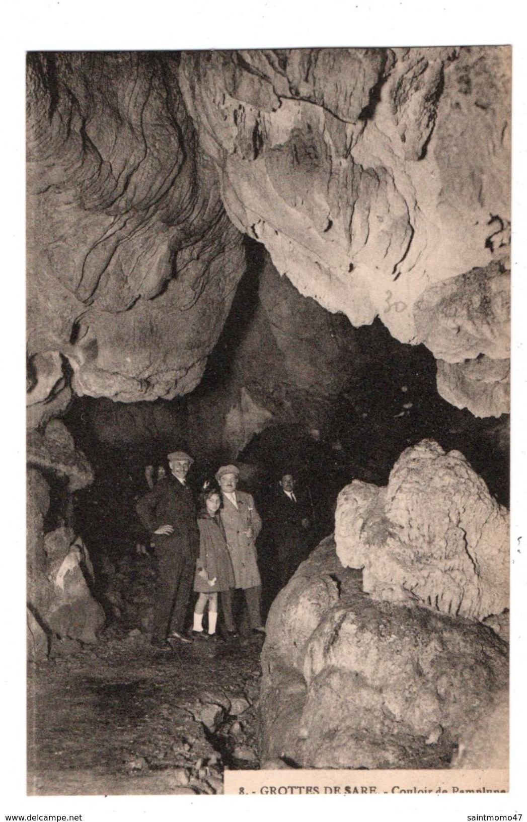 64 - SARE . GROTTES DE SARE . COULOIR DE PAMPLUNE - Réf. N°1183 - - Sare