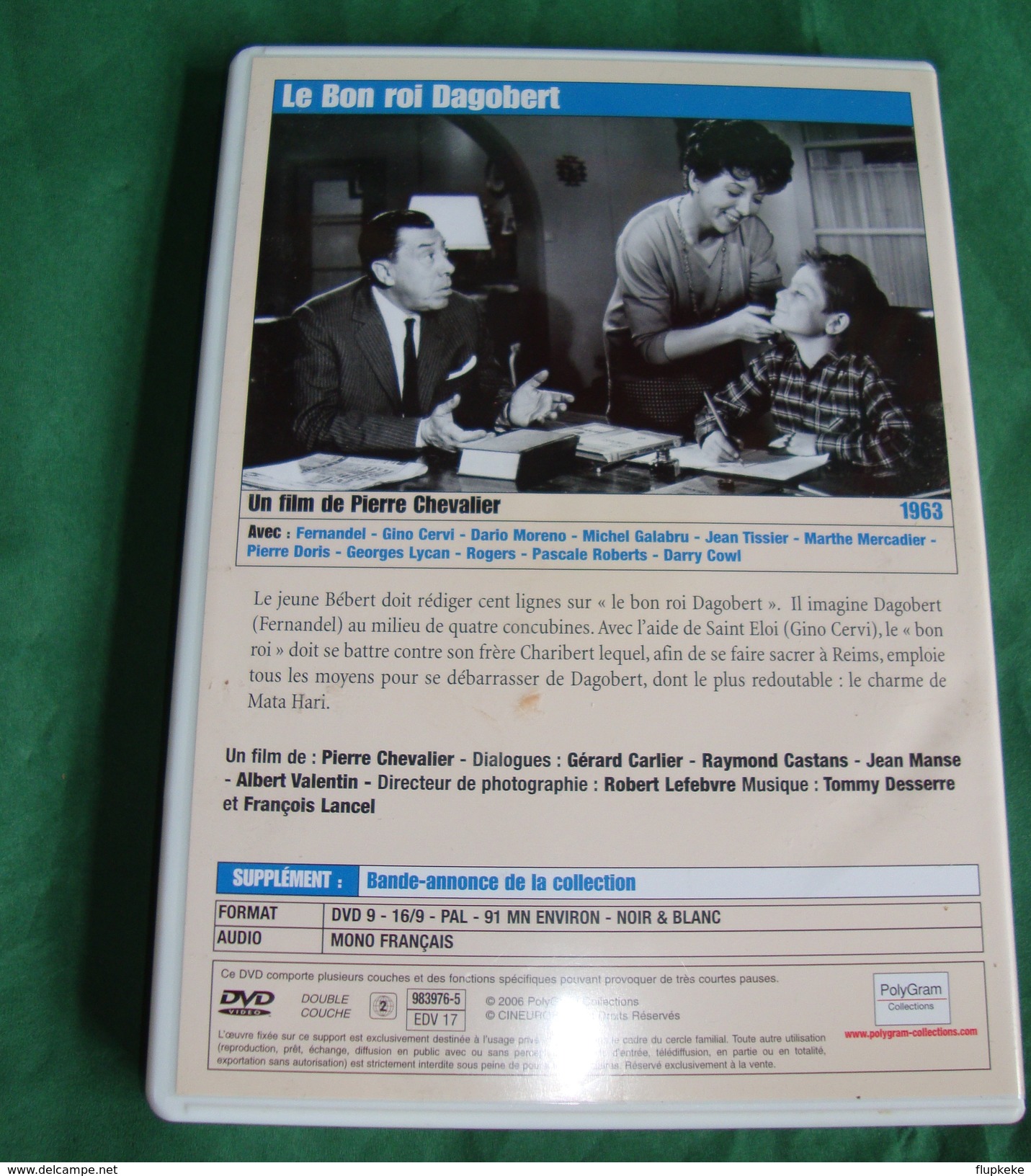 Dvd Zone 2 Le Bon Roi Dagobert 1963 Collection Fernandel Vf - Comedy