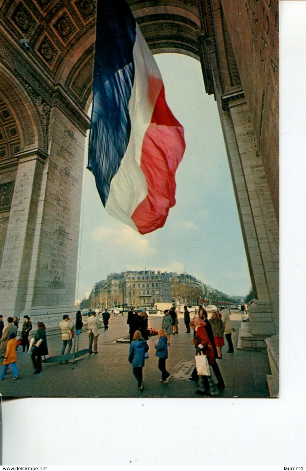 (M+S 333) France - Paris Arc De Triomphe & Flag - Drapeau - Monuments