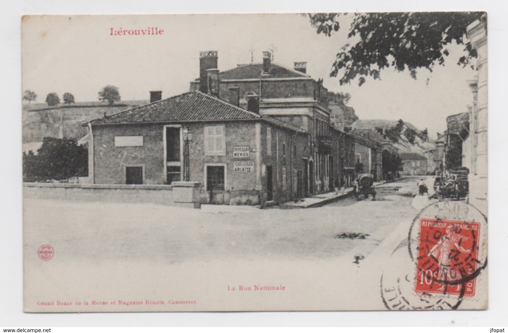 55 MEUSE - LEROUVILLE La Rue Nationale - Lerouville