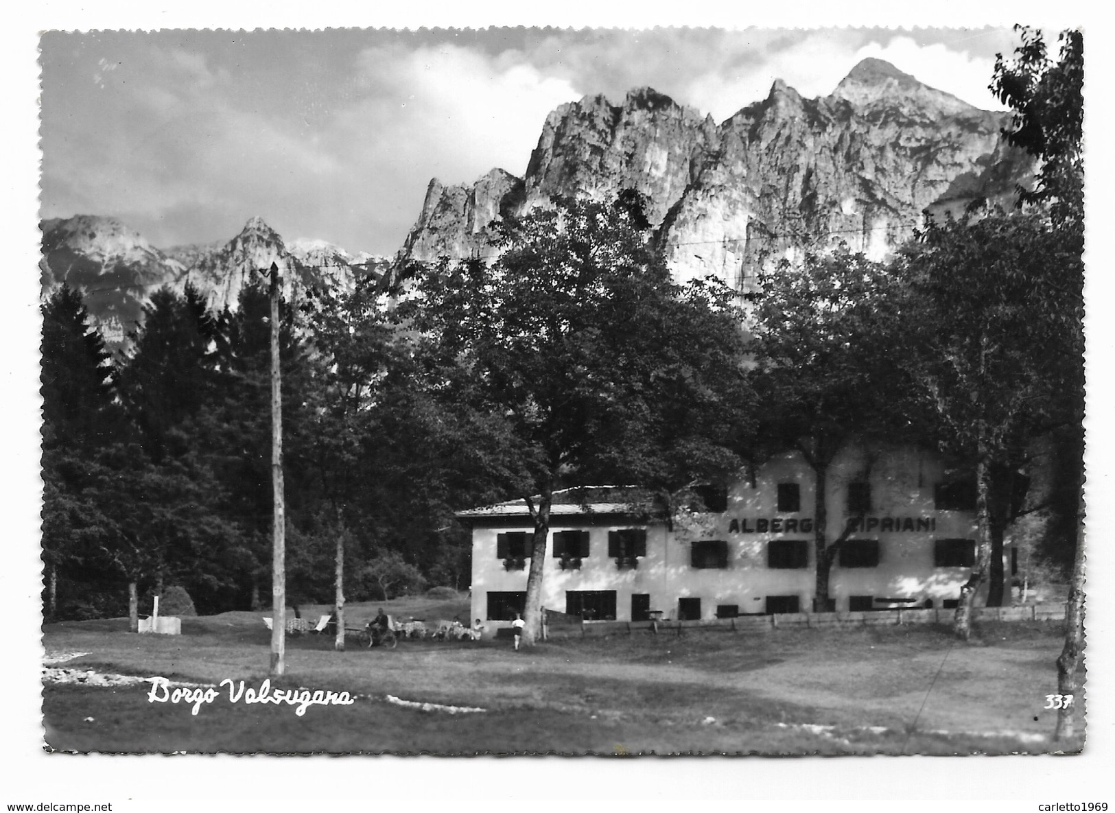 BORGO VALSUGANA - ALBERGO CIPRIANI  VIAGGIATA FG - Trento