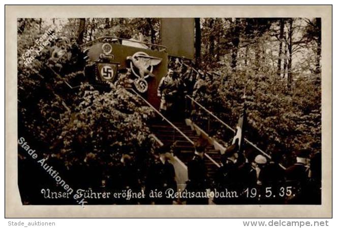 Hitler Er&ouml;ffnet Die Reichsautobahn WK II Foto AK I-II - Ohne Zuordnung