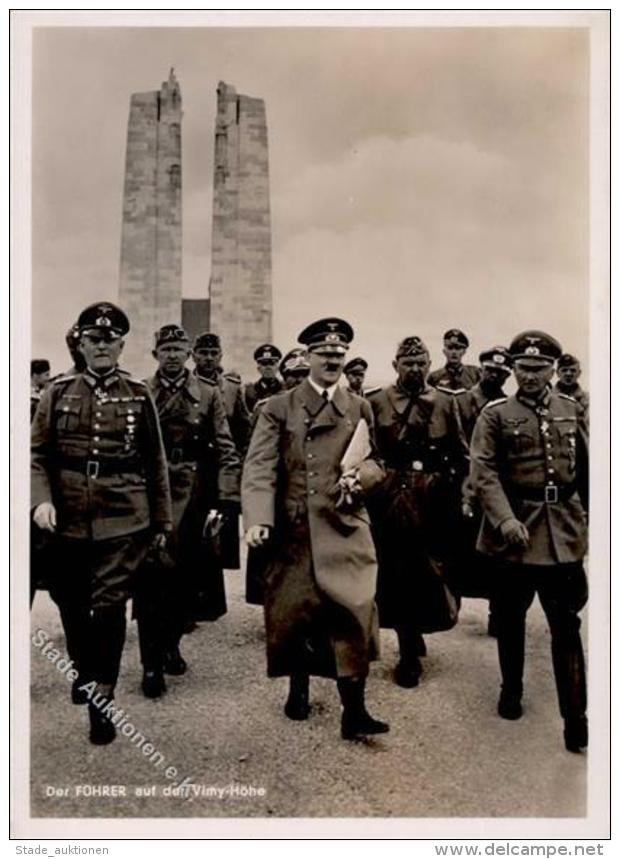 Hitler Auf Der Vimy H&ouml;he WK II  PH W 30 Foto AK I-II - Non Classificati