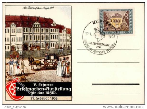 Propaganda WK II Erfurt (O5000) WHW Tag Der Briefmarke  I-II - Ohne Zuordnung