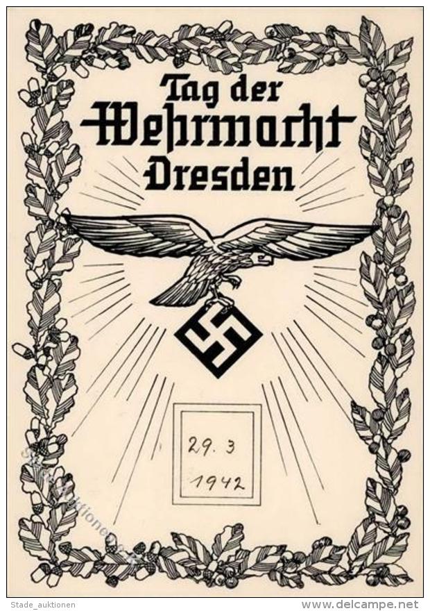 Propaganda WK II Dresden (O8000) Tag Der Wehrmacht WK II  I-II - Non Classificati