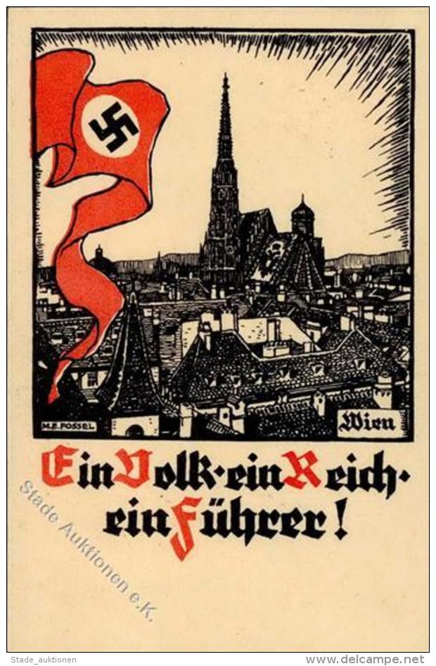 &Ouml;STERREICH-ANSCHLUSS 1938 WK II - Ein Volk - Ein Reich - Ein F&uuml;hrer" S-o I" - Non Classés