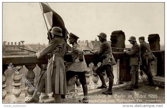 Revolution Gegenrevolution Dachwache Auf Dem Halleschen Tor Foto AK I-II - Krieg