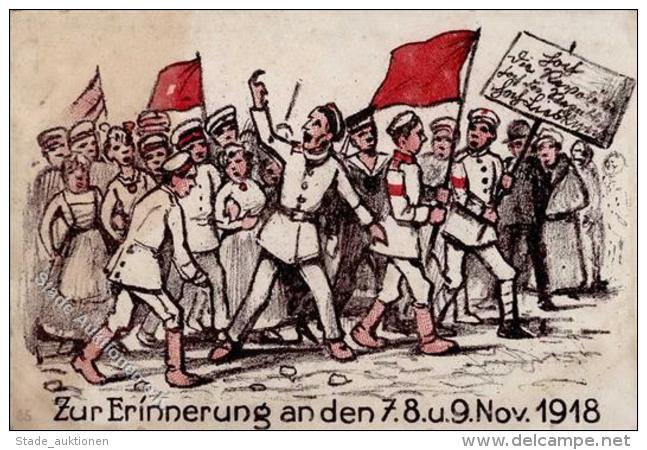 REVOLUTION 1918 - Erinnerung An Den 7, 8 Und 9. November 1918 - Fleckig! II - Krieg