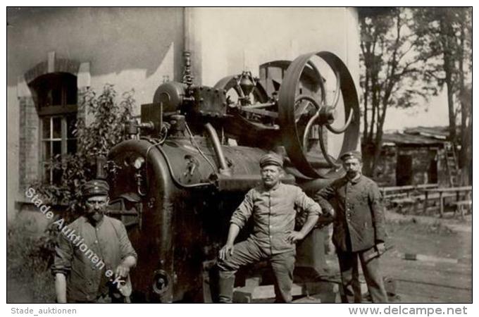 WK I Lokomobil Dampfmaschine 1916 I-II - Ohne Zuordnung