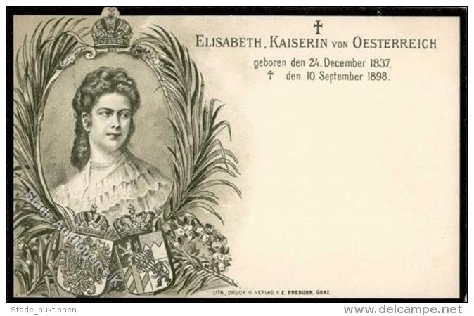 Kaiserin Elisabeth / Sissi K&uuml;nstlerkarte I-II - Ohne Zuordnung