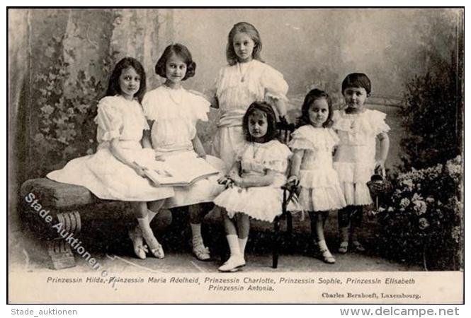 Adel Luxemburg Prinzessinen Hilda, Maria Adelheid, Charlotte, Sophie Elisabeth Und Antonia I-II - Ohne Zuordnung