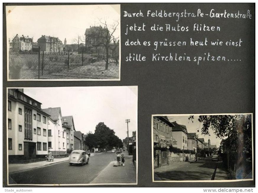 Oberursel (6370) Album Mit Circa 80 Private Fotos Div. Formate Und Einige AK's Ab WK I Bis Ca. 1945 I-II - Ohne Zuordnung
