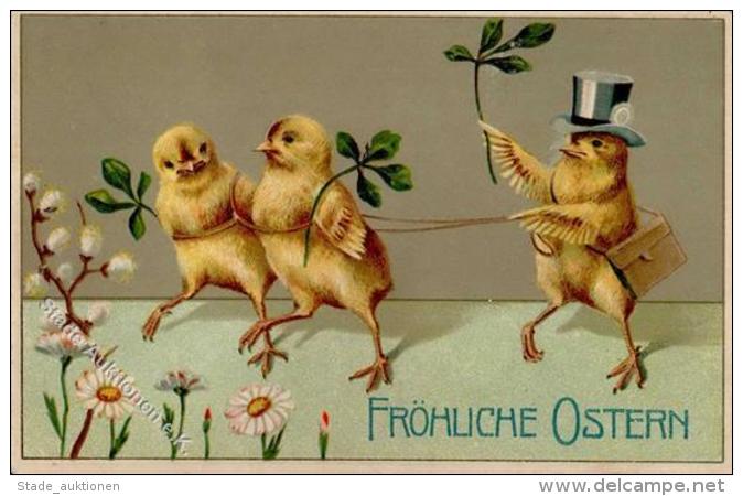 OSTERN - Pr&auml;gekarte, Ser. 3583 I - Ostern