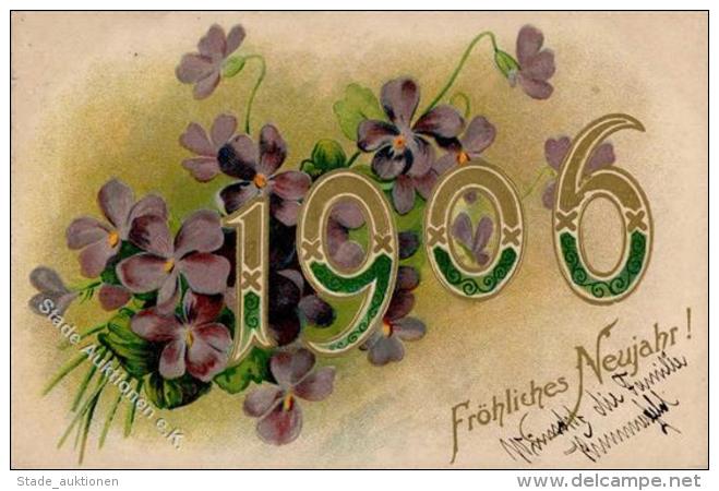 Jahreszahl 1906 Pr&auml;gedruck I-II (fleckig) - Ohne Zuordnung