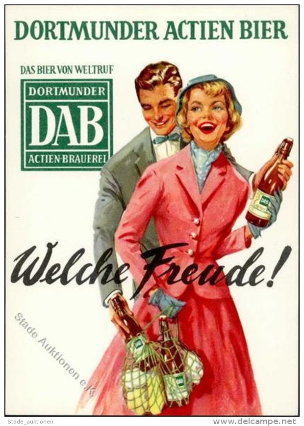Bier DAB Dortmunder Aktien Brauerrei Werbe AK I-II Bi&egrave;re - Bierbeek