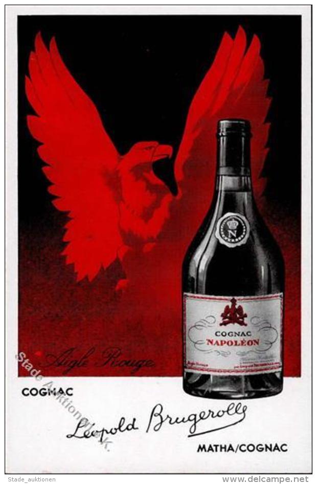Alkoholwerbung Cognac Napoleon Aigle Rouge I-II - Ohne Zuordnung
