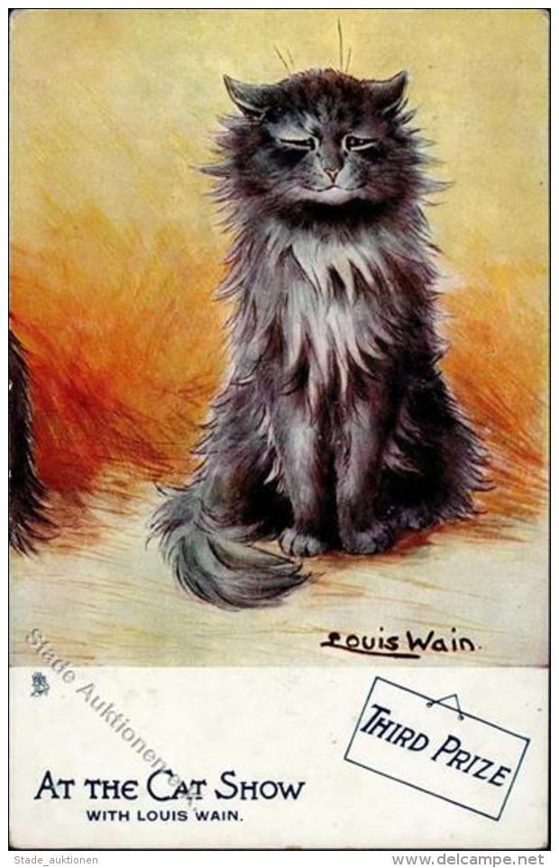 Wain, Louis Katze  K&uuml;nstlerkarte 1913 I-II Chat - Wain, Louis
