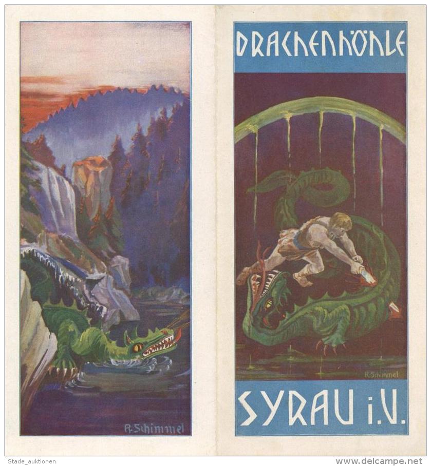 Schimmel, R. Brosch&uuml;re Drachenh&ouml;hle Syrau I. V. I-II - Non Classificati