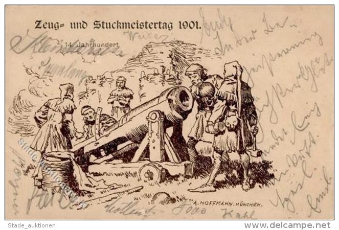 Hoffmann, A. Zeug Und Stuckmeistertag 1901 K&uuml;nstlerkarte 1901 I-II - Ohne Zuordnung