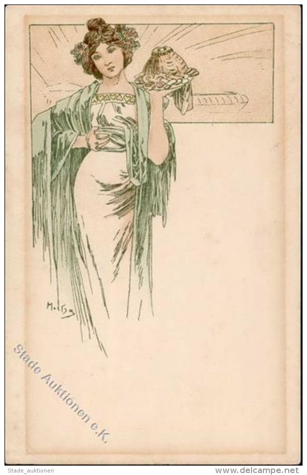 Mucha, Alfons Jugendstil II (Eckbug) Art Nouveau - Ohne Zuordnung