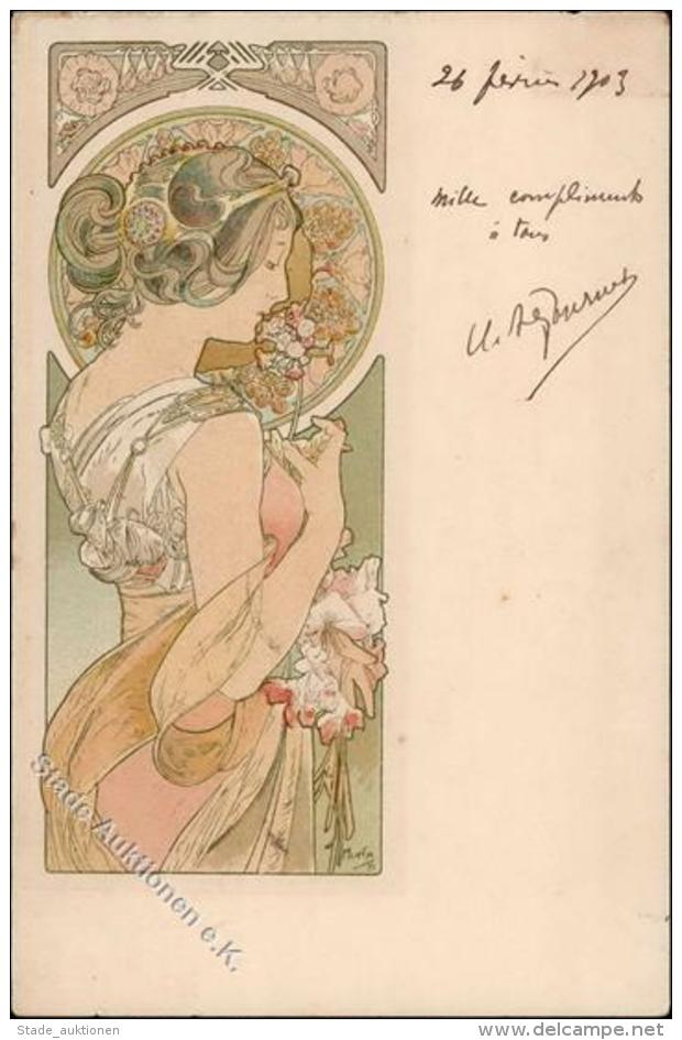 Mucha, Alfons Jugendstil 1903 II (Klebereste RS) Art Nouveau - Non Classificati