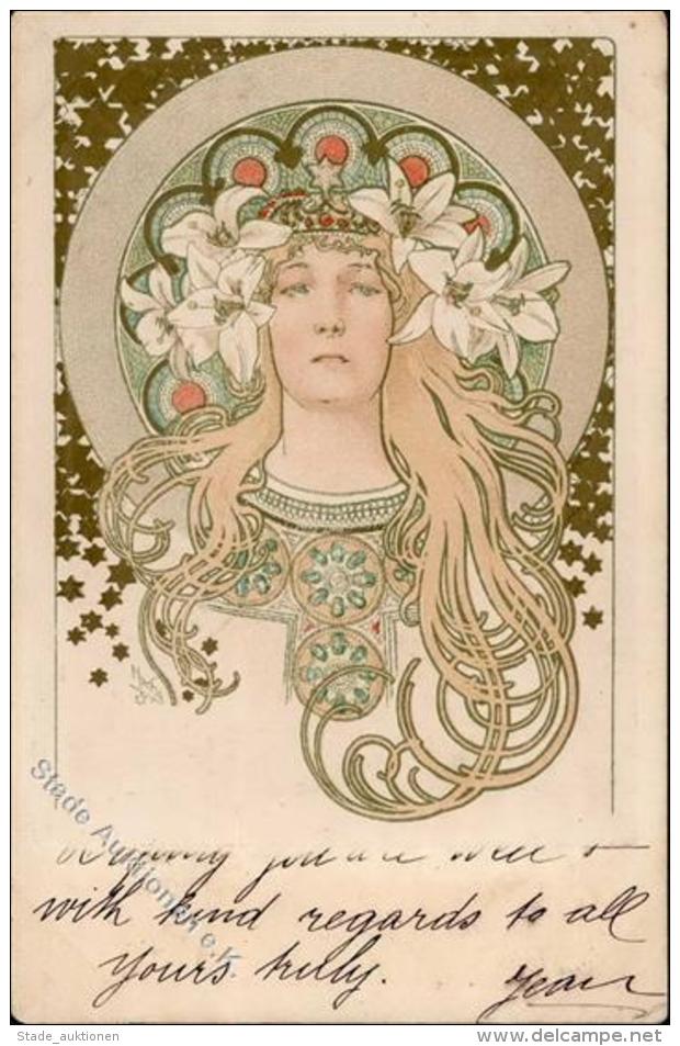 Mucha, Alfons Jugendstil 1901 II (Absch&uuml;rfung RS) Art Nouveau - Non Classificati