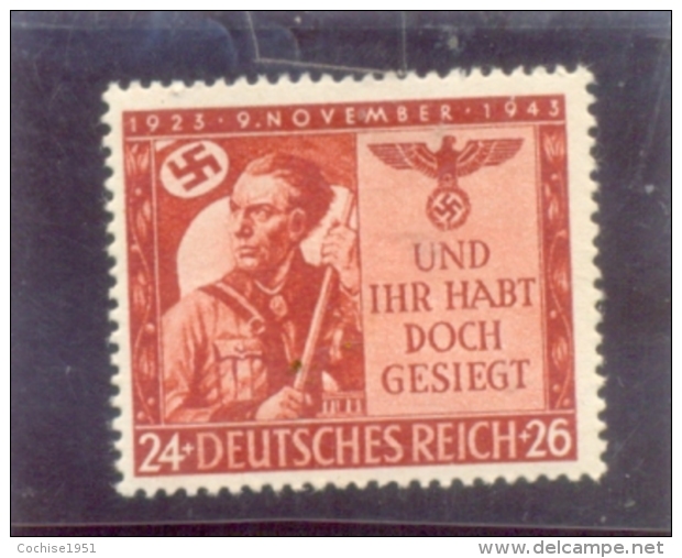 1943 ALLEMAGNE Y &amp; T N° 782 ( ** ) National Socialiste - Ongebruikt