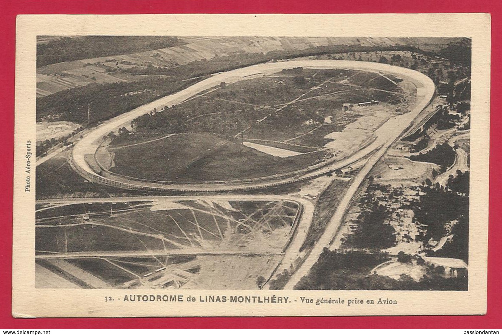 CPA Linas Montlhéry - L'Autodrome - Vue Générale Prise En Avion - Other & Unclassified