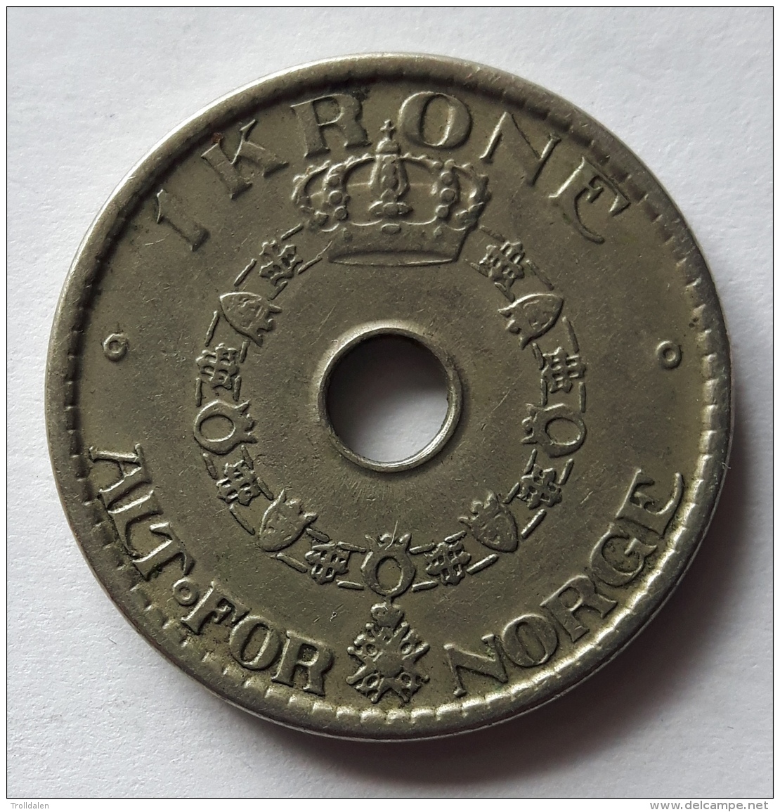 1 Krone Norway 1938 - Norway