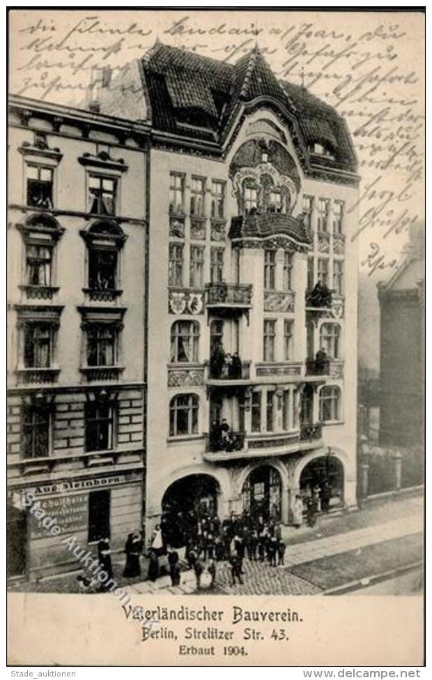 Berlin Mitte (1000) Vaterl&auml;ndischer Brauverein Strelitzer Stra&szlig;e 43 1908 I-II - Ohne Zuordnung