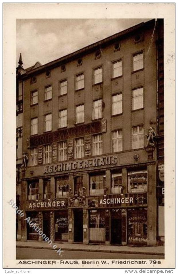 Berlin Mitte (1000) Handlung Aschinger Friedrichstra&szlig;e 79 1915 II (Stauchung) - Non Classificati