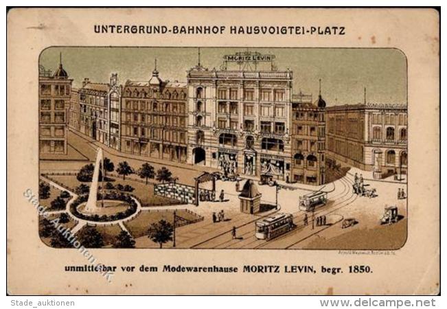 BERLIN (1000) - J&uuml;dische Handlung Modewarenhaus MORITZ LEVIN", Eckbug" - Non Classificati